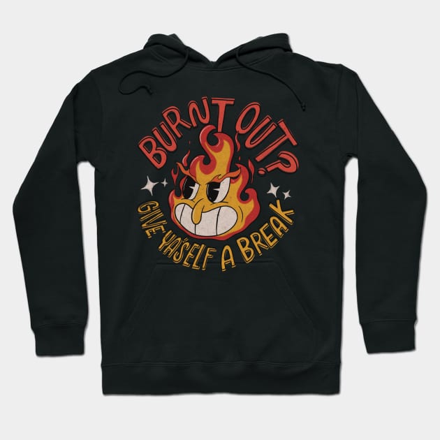 Burn Out Hoodie by Inkus Dingus